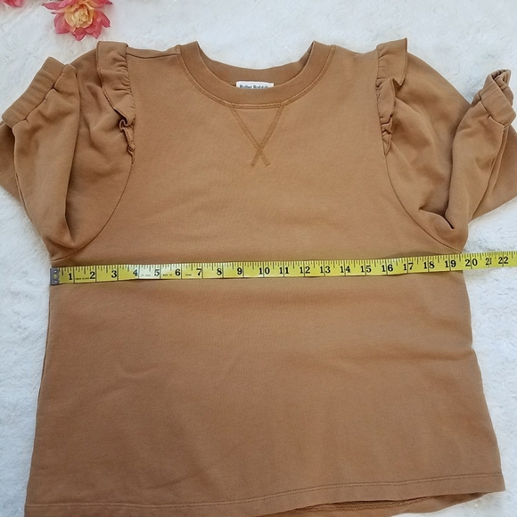 Roller Rabbit Cassia Sweatshirt in Coffee - Picture 5 of 7